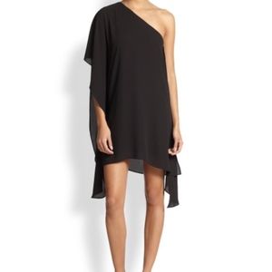 BCBGMaxAzria  "Alana" One-shoulder Dress